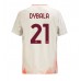 AS Roma Paulo Dybala #21 Borta matchtröja 2024-25 Kortärmad Billigt